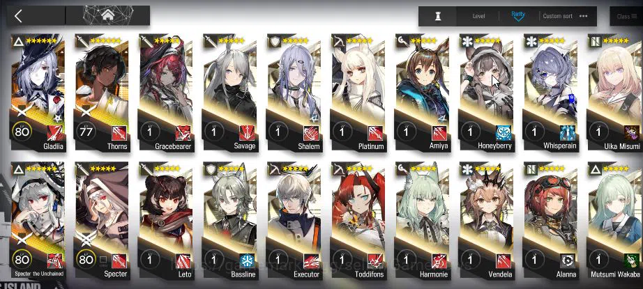 Arknights Accounts Lv 25 |87 Operator + 5 Skin |Starter|1 Limited [ S image 5