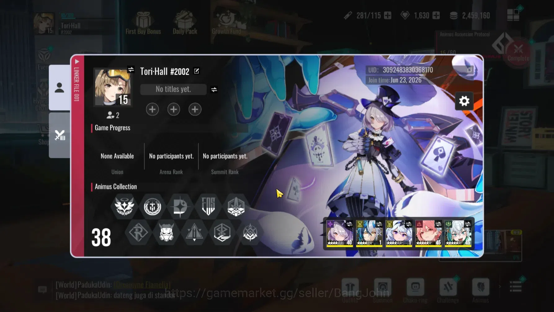 Etheria: Restart Accounts GLOBAL | Starter Lvl 15 | 10 SSR Char | MC Costume image 16