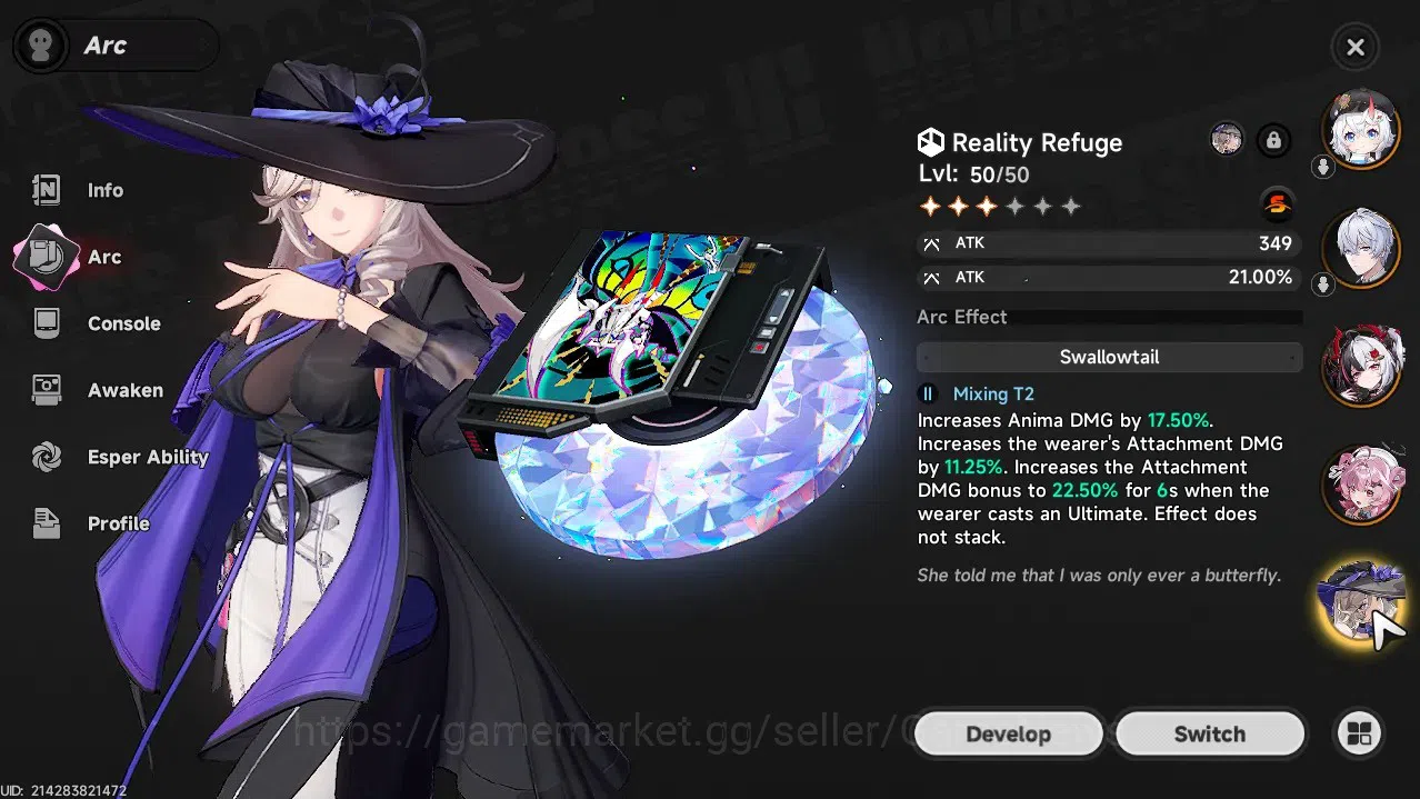 Neverness to Everness Accounts GLOBAL SEA|HL 44|TL 27|6 SSR 2 Limit[Lacrimosa,Hot image 11