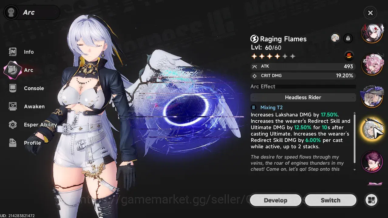 Neverness to Everness Accounts GLOBAL SEA|HL 44|TL 27|6 SSR 2 Limit[Lacrimosa,Hot image 12