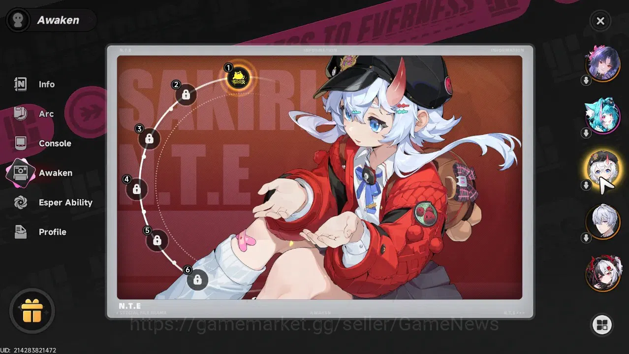 Neverness to Everness Accounts GLOBAL SEA|HL 44|TL 27|6 SSR 2 Limit[Lacrimosa,Hot image 13
