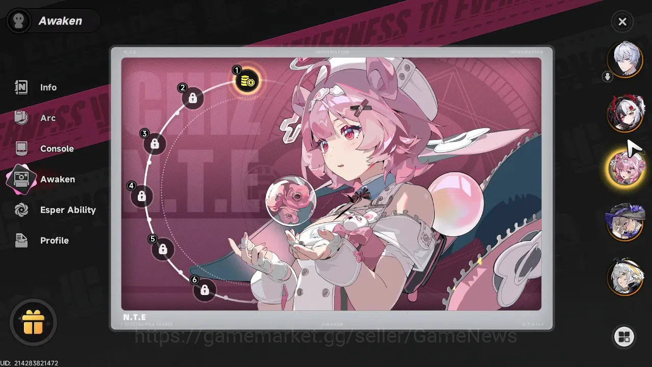 Neverness to Everness Accounts GLOBAL SEA|HL 44|TL 27|6 SSR 2 Limit[Lacrimosa,Hot image 14