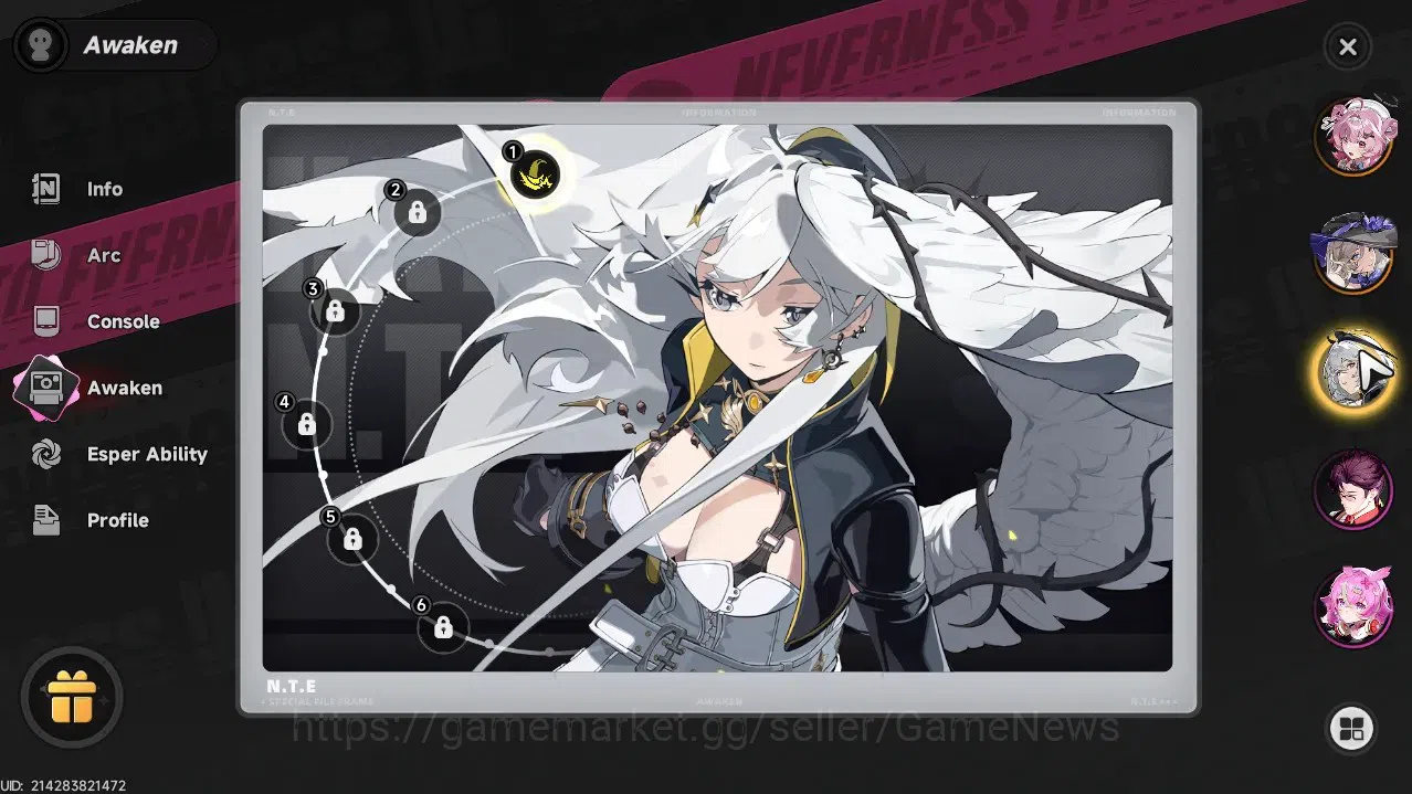 Neverness to Everness Accounts GLOBAL SEA|HL 44|TL 27|6 SSR 2 Limit[Lacrimosa,Hot image 15