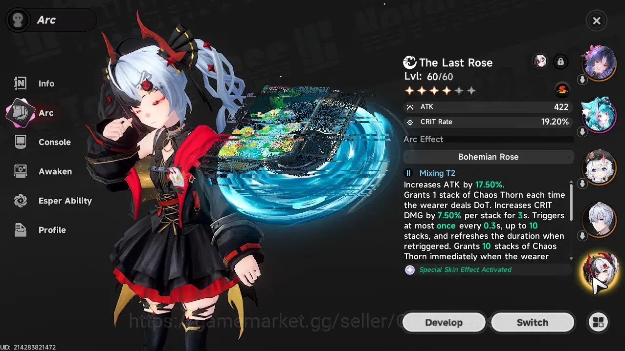 Neverness to Everness Accounts GLOBAL SEA|HL 44|TL 27|6 SSR 2 Limit[Lacrimosa,Hot image 9