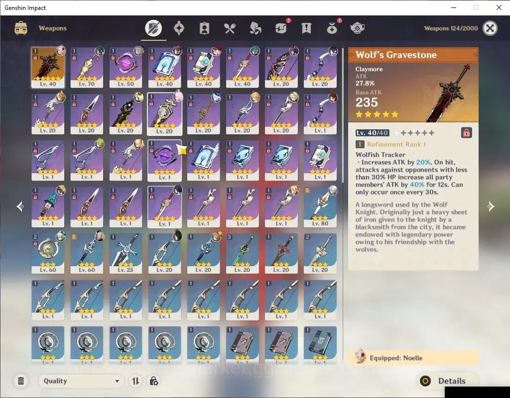 Genshin Impact Accounts ASIA |AR 53 |3 Limited + 1 (*5Wep) |Arlecchino,Fur image 13