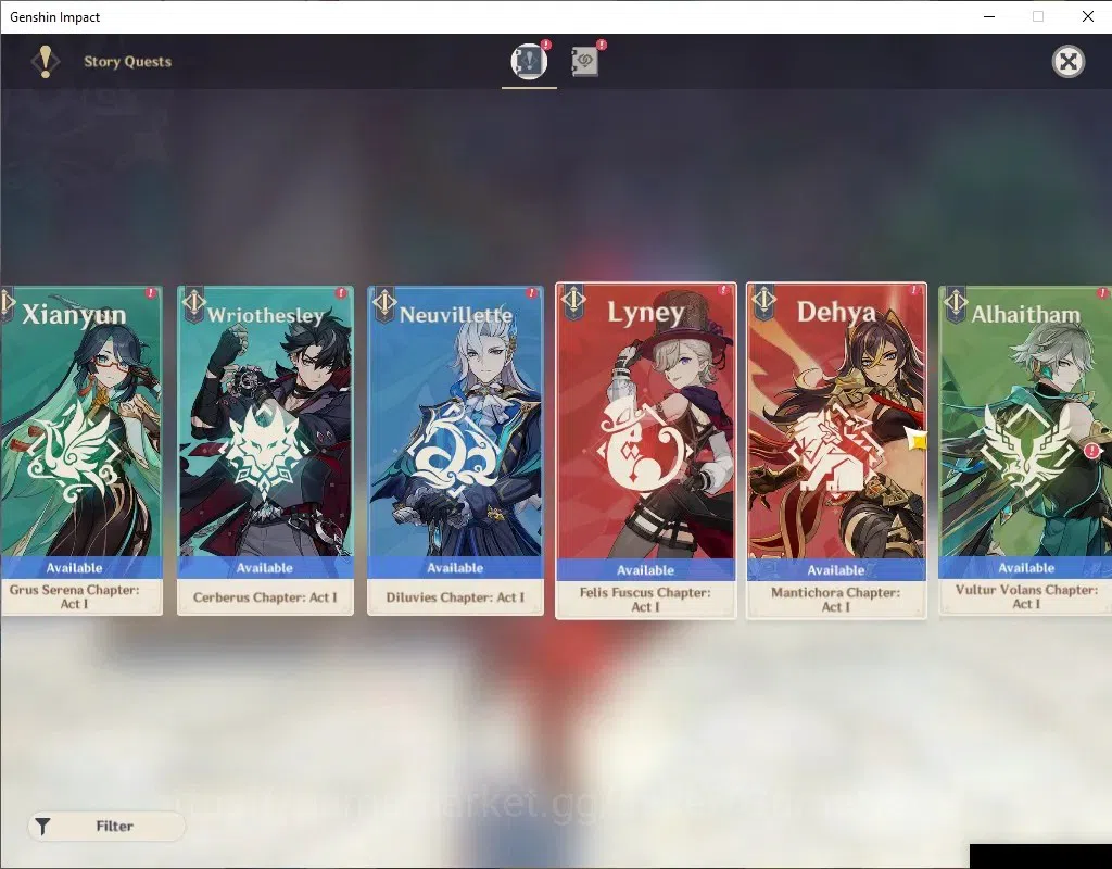 Genshin Impact Accounts ASIA |AR 53 |3 Limited + 1 (*5Wep) |Arlecchino,Fur image 9