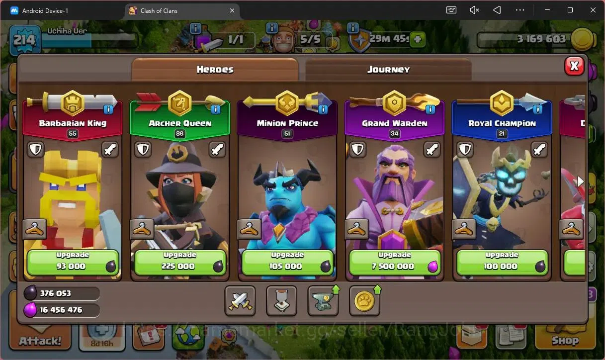Clash of Clans Accounts Global |TH15–BH8|LVL 214|HH 9|BK55,AQ86,MP51,GW34, image 12