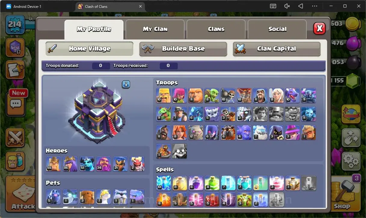 Clash of Clans Accounts Global |TH15–BH8|LVL 214|HH 9|BK55,AQ86,MP51,GW34, image 2