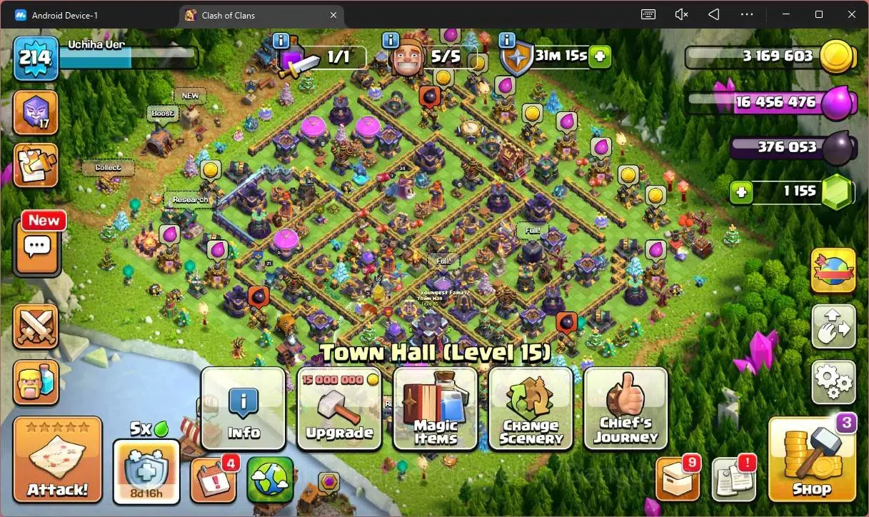 Clash of Clans Accounts Global |TH15–BH8|LVL 214|HH 9|BK55,AQ86,MP51,GW34, image 4