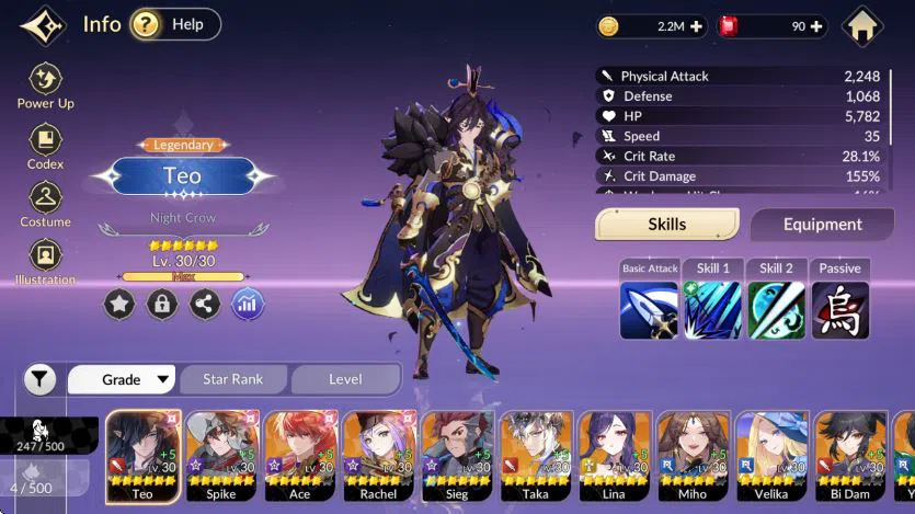 Seven Knights Re:Birth Accounts [Re:BIRTH]GLOBAL|12 Legendary|4 SPEC|Teo,Spike,Ace image 7
