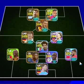 eFootball Accounts Legends & Iconic Players Android|Power 3183|BigTime Eden Hazard|Epic B