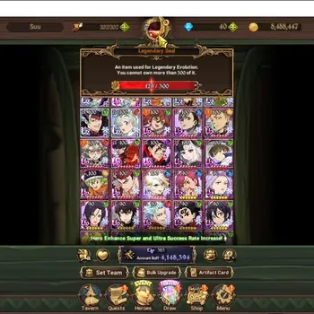 The Seven Deadly Sins: Grand Cross Accounts Others ASIA|4M CC|129 LS|6 LR 9 UR + Collab Gachiakuta|NMeli3/6,LMeli2/6,Fairy