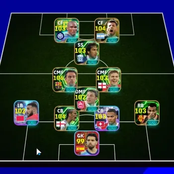 eFootball Accounts High-End Android|Power 3190|13 Epic Xavi,Eric Cantona,Samuel Eto'o,Sergio Aguero,Rio Ferdinand|11