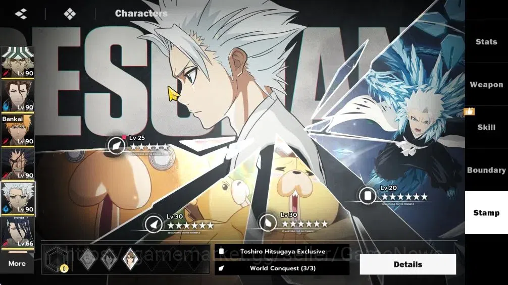 BLEACH: Soul Resonance Accounts NuverseSEA|LV 69|9 SSR [(AizenB1+SignG2,KisukeB2+S image 18