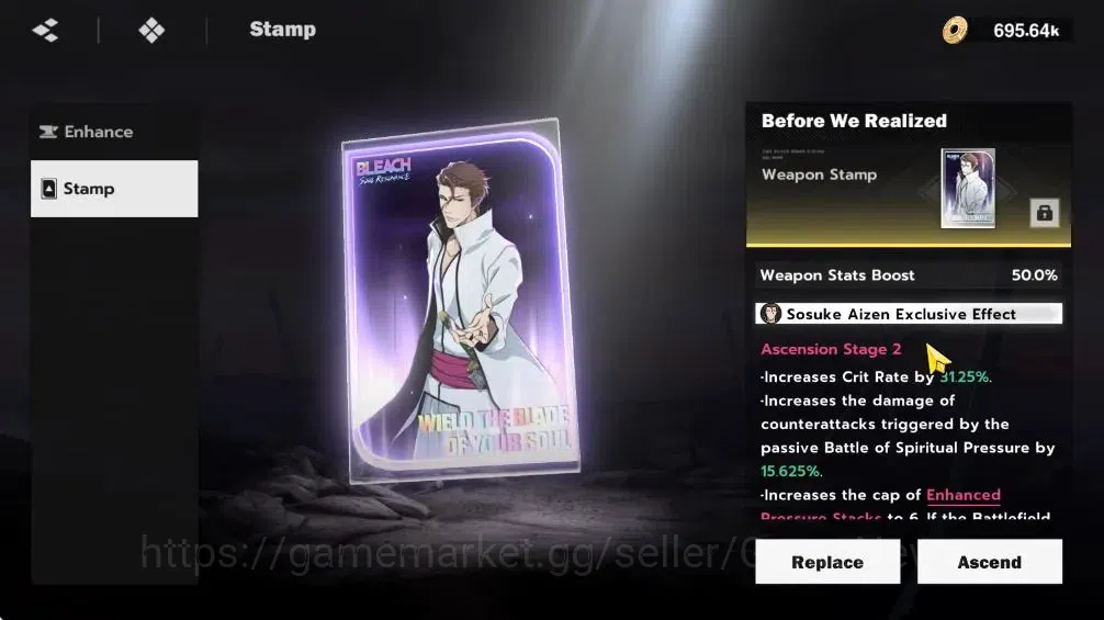BLEACH: Soul Resonance Accounts NuverseSEA|LV 69|9 SSR [(AizenB1+SignG2,KisukeB2+S image 7