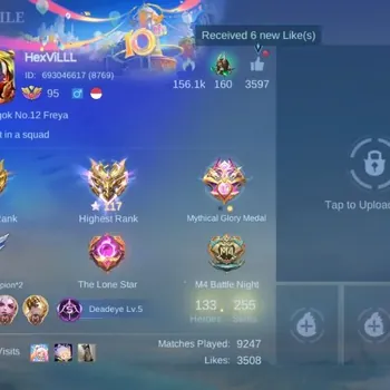 Mobile Legends: Bang Bang Accounts Collector Hero 133|Skin 255|Renowned|HighImmo 117|HxH Harith|Kungfu Panda Thamuz|T.former