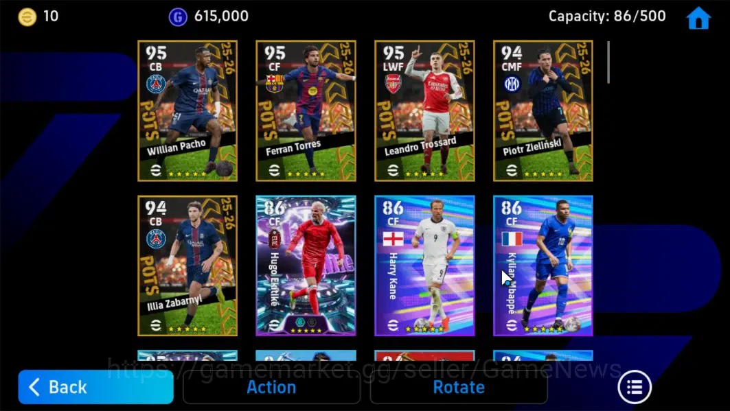 eFootball Accounts Android|Showtime Hugo Ekitike,Martin Odegaard,Lion image 3