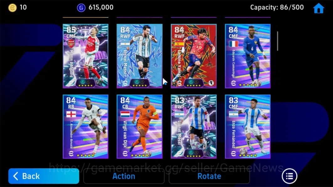 eFootball Accounts Android|Showtime Hugo Ekitike,Martin Odegaard,Lion image 4