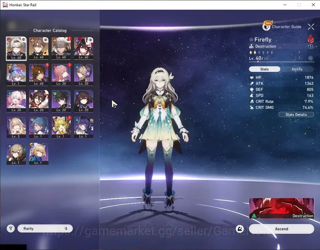Honkai Star Rail Accounts Asia|TL 29|1 Golden Companion|3 Limited|Firefly,Si image 5