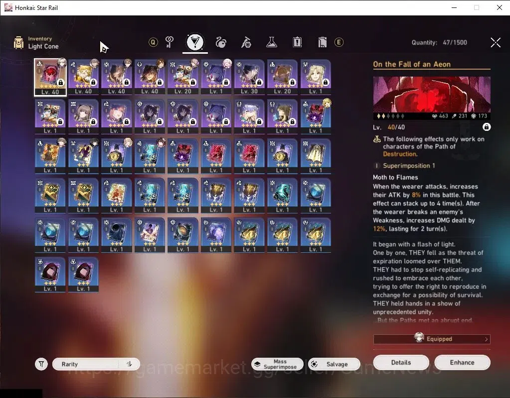 Honkai Star Rail Accounts Asia|TL 29|1 Golden Companion|3 Limited|Firefly,Si image 6