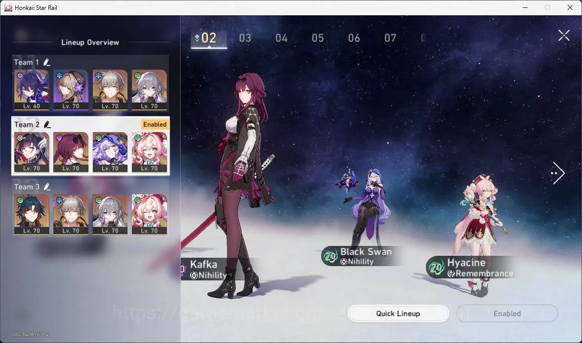 Honkai Star Rail Accounts Others ASIA|TL 60|10 Limit|Jade 2089|Hypercarry 19