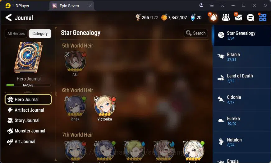 Epic Seven Accounts Global Unverif | 2 ML | Tieria | Judge Kise | Vic image 18