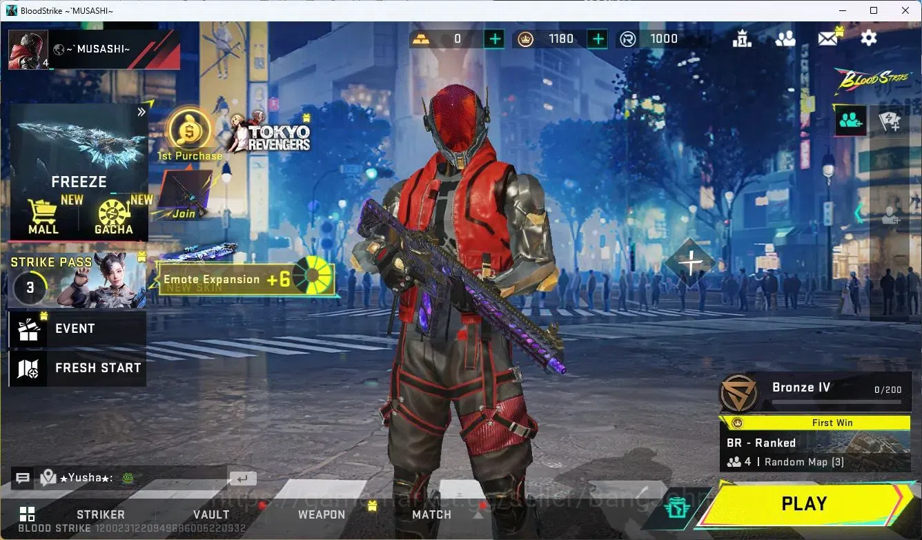 Blood Strike Accounts ASIA|2 Legendary AR97-Sunrise, MCX-Endbringer|Ultr image 1