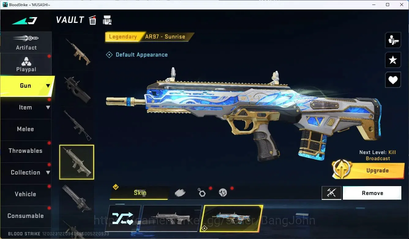 Blood Strike Accounts ASIA|2 Legendary AR97-Sunrise, MCX-Endbringer|Ultr image 3