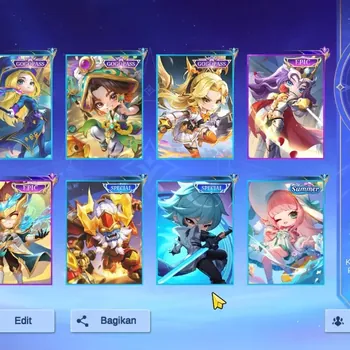 Magic Chess: Go Go Accounts Bonus MLBB|40 Commander 30 Max|52 Skin|Epic(Lance&Zilong),8 Special 3 Gogopass,34 Elite,8