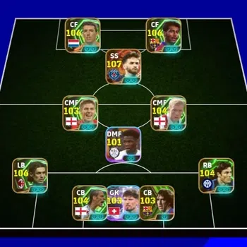 eFootball Accounts Legends & Iconic Players Collective strength 3230