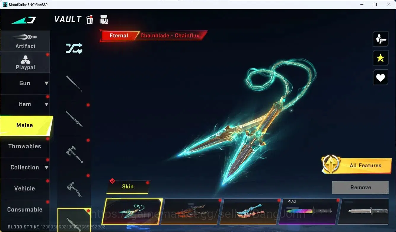 Blood Strike Accounts ASIA | Eternal Chainblade,Vector,Desert Eagle|3 AO image 11