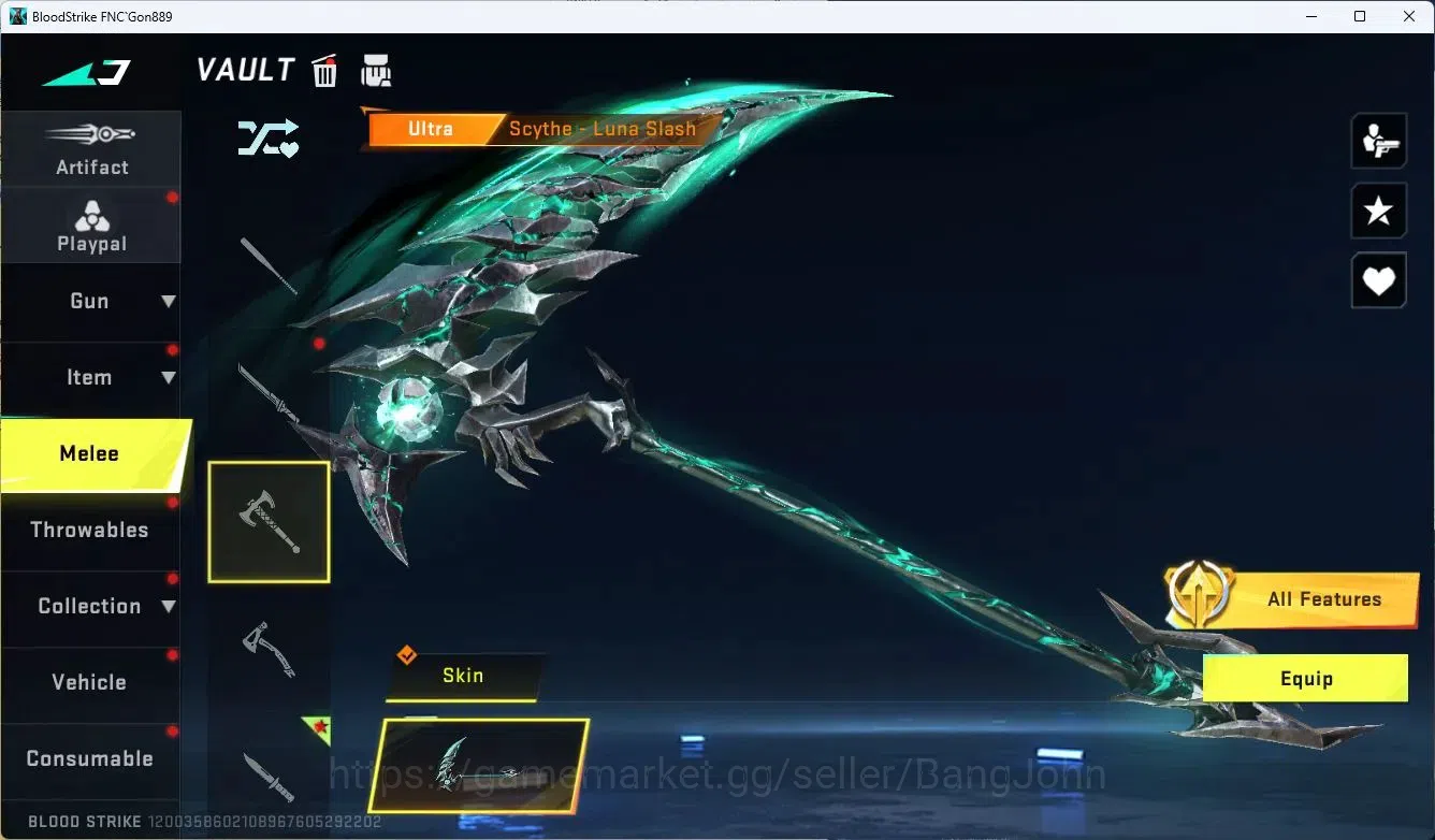 Blood Strike Accounts ASIA | Eternal Chainblade,Vector,Desert Eagle|3 AO image 12