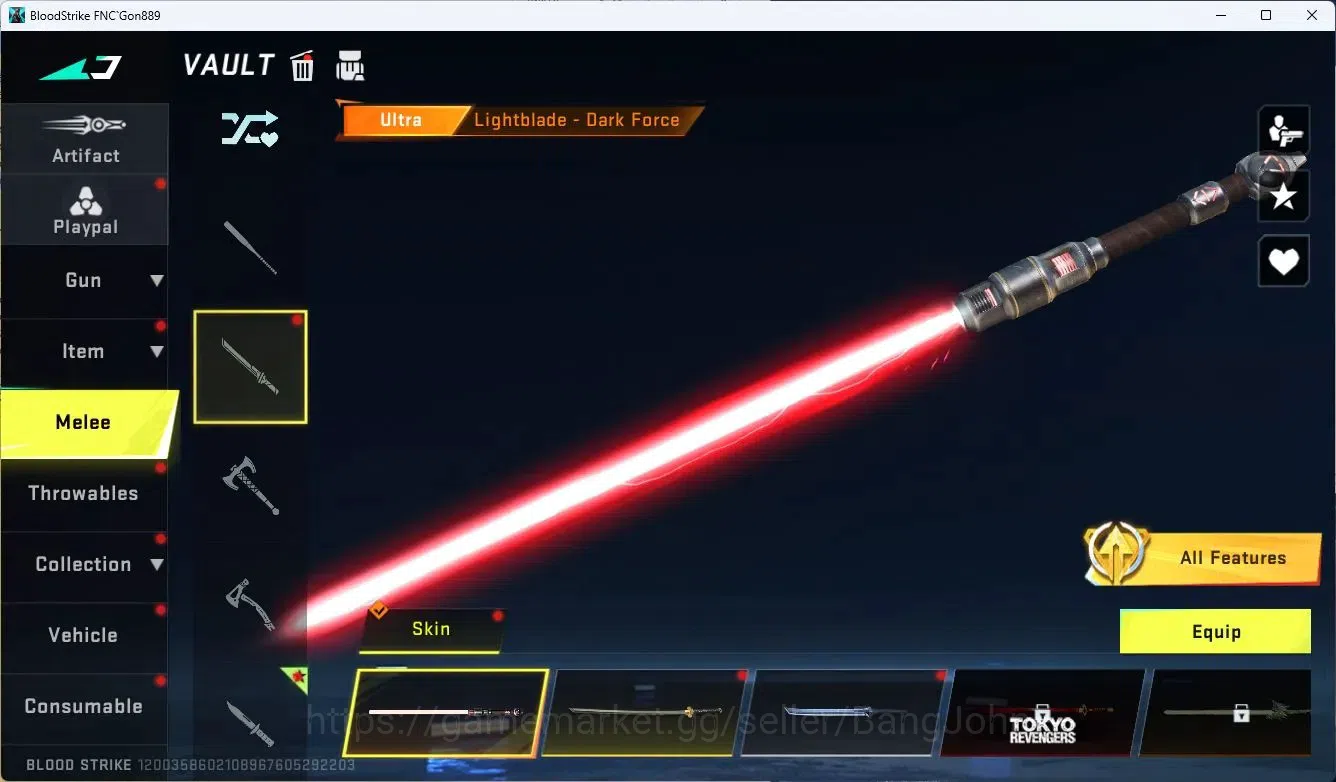 Blood Strike Accounts ASIA | Eternal Chainblade,Vector,Desert Eagle|3 AO image 13