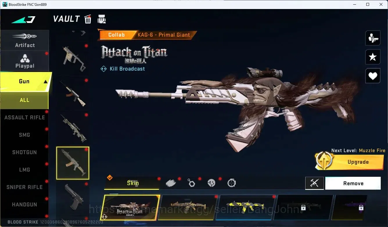 Blood Strike Accounts ASIA | Eternal Chainblade,Vector,Desert Eagle|3 AO image 15