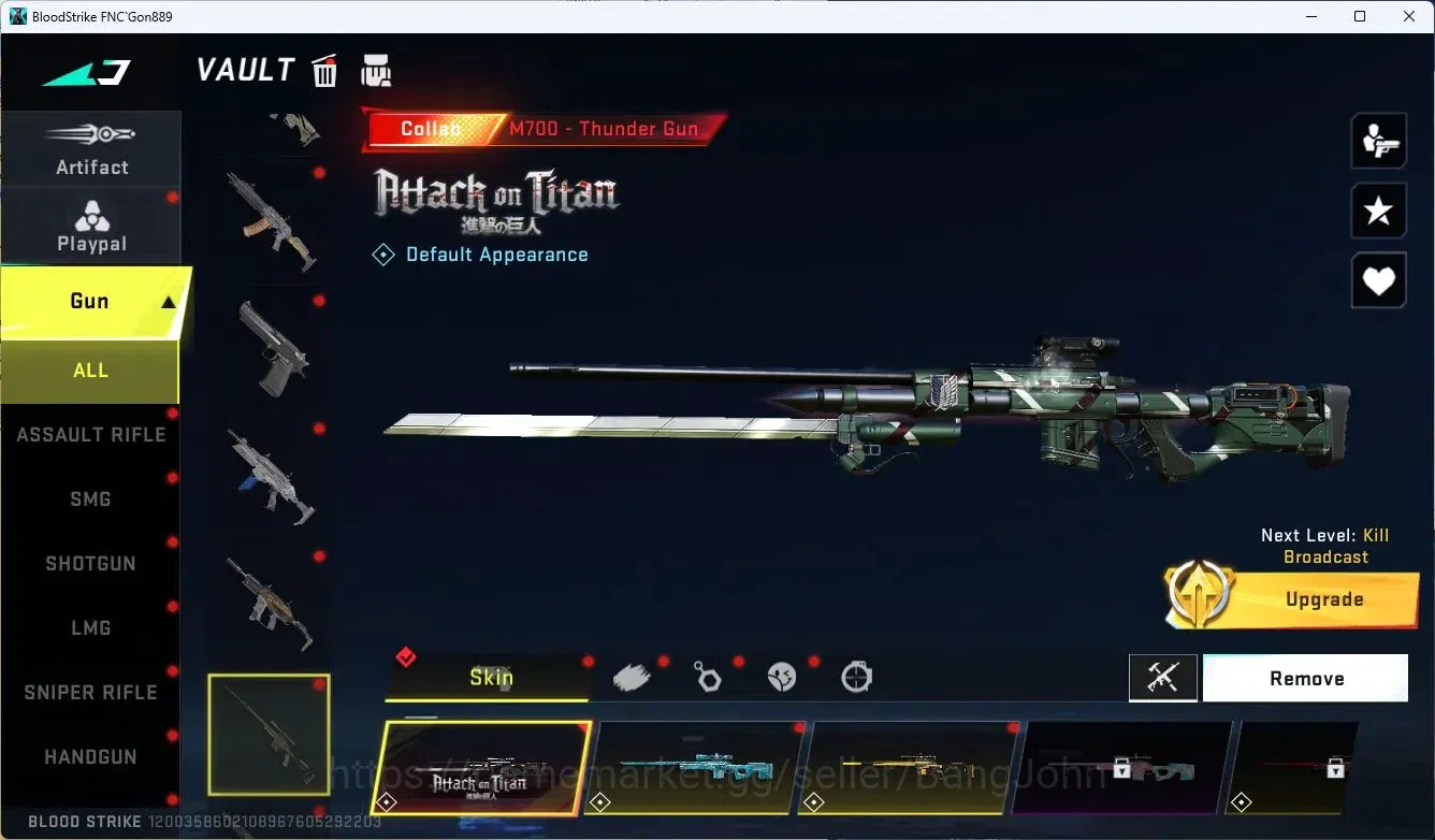 Blood Strike Accounts ASIA | Eternal Chainblade,Vector,Desert Eagle|3 AO image 18