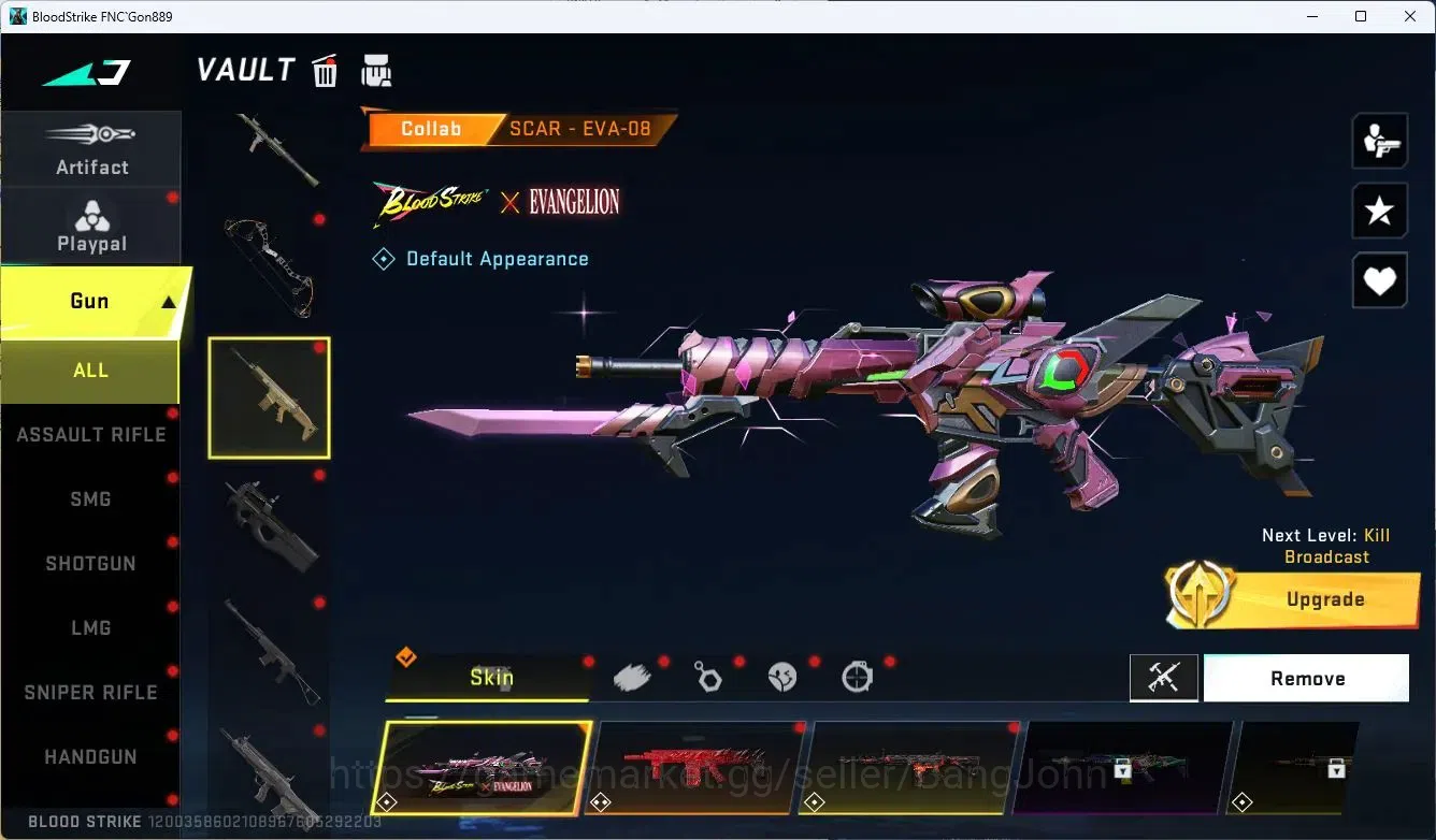 Blood Strike Accounts ASIA | Eternal Chainblade,Vector,Desert Eagle|3 AO image 20
