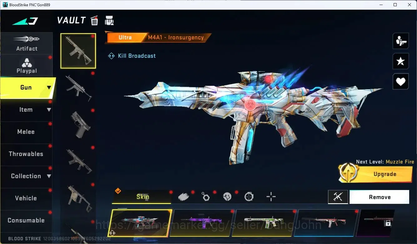 Blood Strike Accounts ASIA | Eternal Chainblade,Vector,Desert Eagle|3 AO image 9