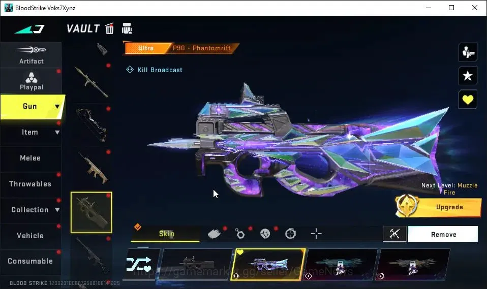 Blood Strike Accounts ASIA|ETERNAL ZERO-Oda Lv2|Collab EVA[KATYA,SCAR,MC image 19