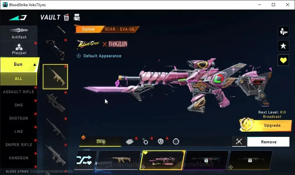 Blood Strike Accounts ASIA|ETERNAL ZERO-Oda Lv2|Collab EVA[KATYA,SCAR,MC image 9