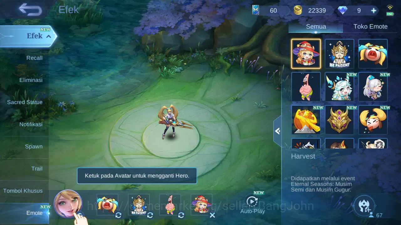 Mobile Legends: Bang Bang Accounts Global|hero 67,skin 114, KOF guin,venom(harley,GS) image 3