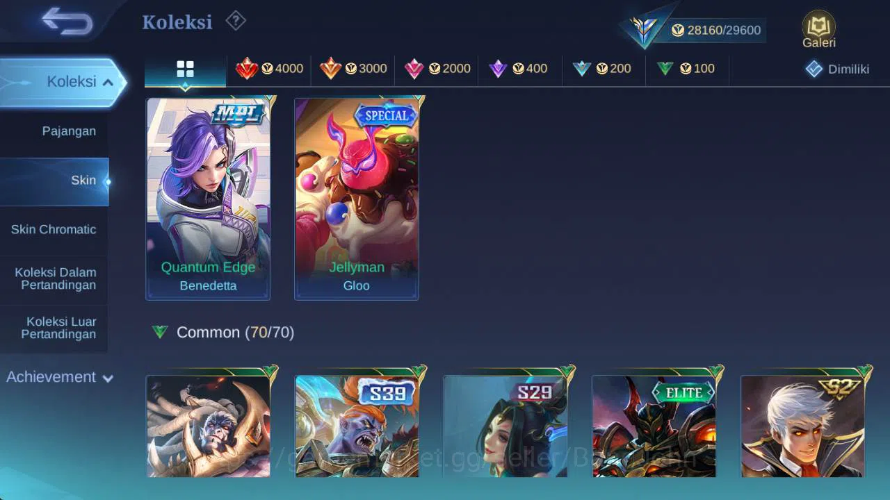Mobile Legends: Bang Bang Accounts Global|hero 67,skin 114, KOF guin,venom(harley,GS) image 6