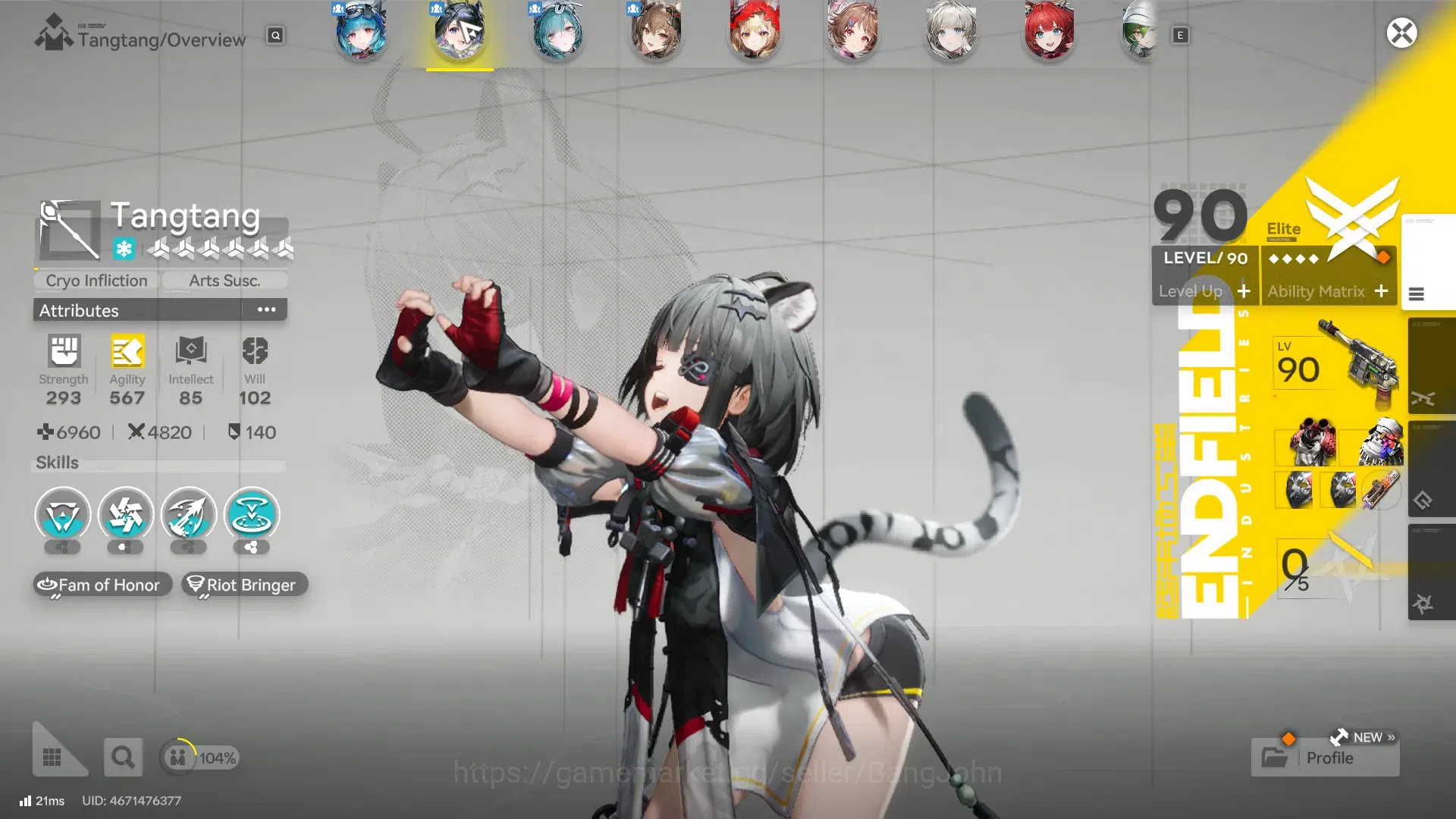 Arknights: Endfield Accounts ASIA|Endgame|4Limit+3Sign|TangtangSign,GilbertaSig image 11