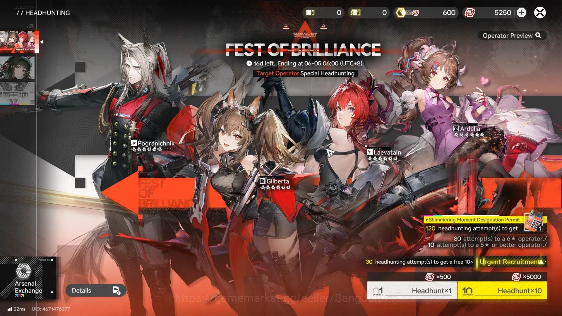 Arknights: Endfield Accounts ASIA|Endgame|4Limit+3Sign|TangtangSign,GilbertaSig image 2