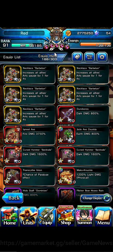 Grand Summoners Accounts Global|Rank 91|17 Ascend+8 TW|[Inumuta,Roy,Emiya,S image 14