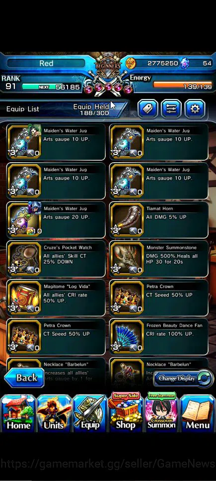 Grand Summoners Accounts Global|Rank 91|17 Ascend+8 TW|[Inumuta,Roy,Emiya,S image 15