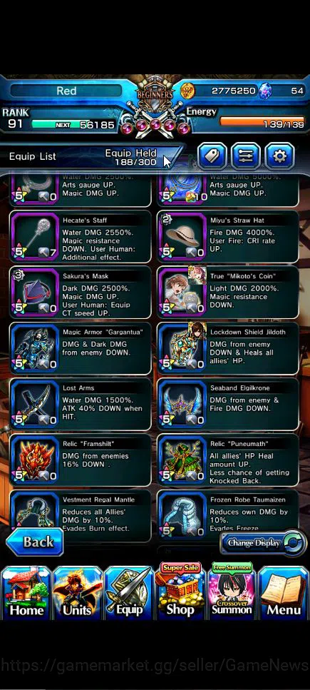 Grand Summoners Accounts Global|Rank 91|17 Ascend+8 TW|[Inumuta,Roy,Emiya,S image 7