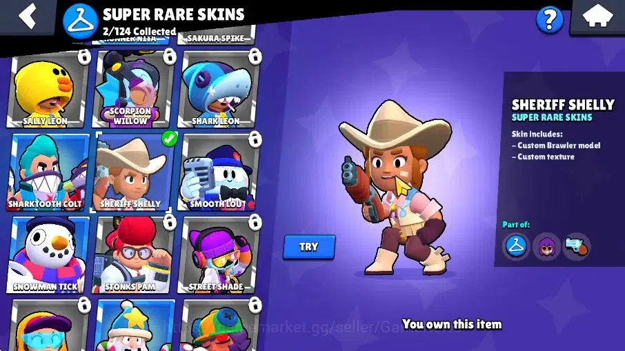Brawl Stars Accounts 3436 Trophy|30 Brawlers 1Max Brawlers [Edgar] |11 Skins|2 Rare Skins|3,8K Bling|9,3K Coins|CN ON|Take 11