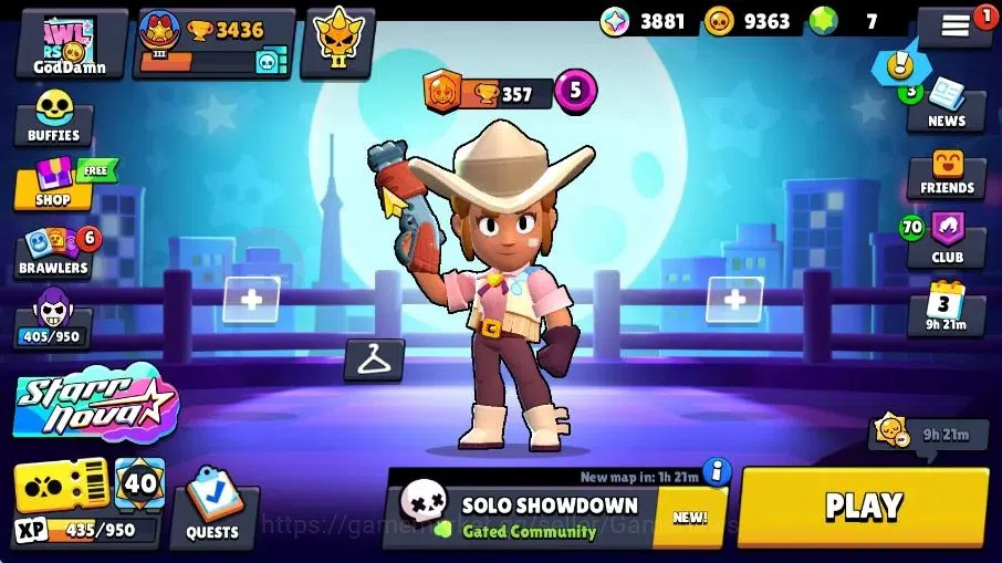 Brawl Stars Accounts 3436 Trophy|30 Brawlers 1Max Brawlers [Edgar] |11 Skins|2 Rare Skins|3,8K Bling|9,3K Coins|CN ON|Take 3