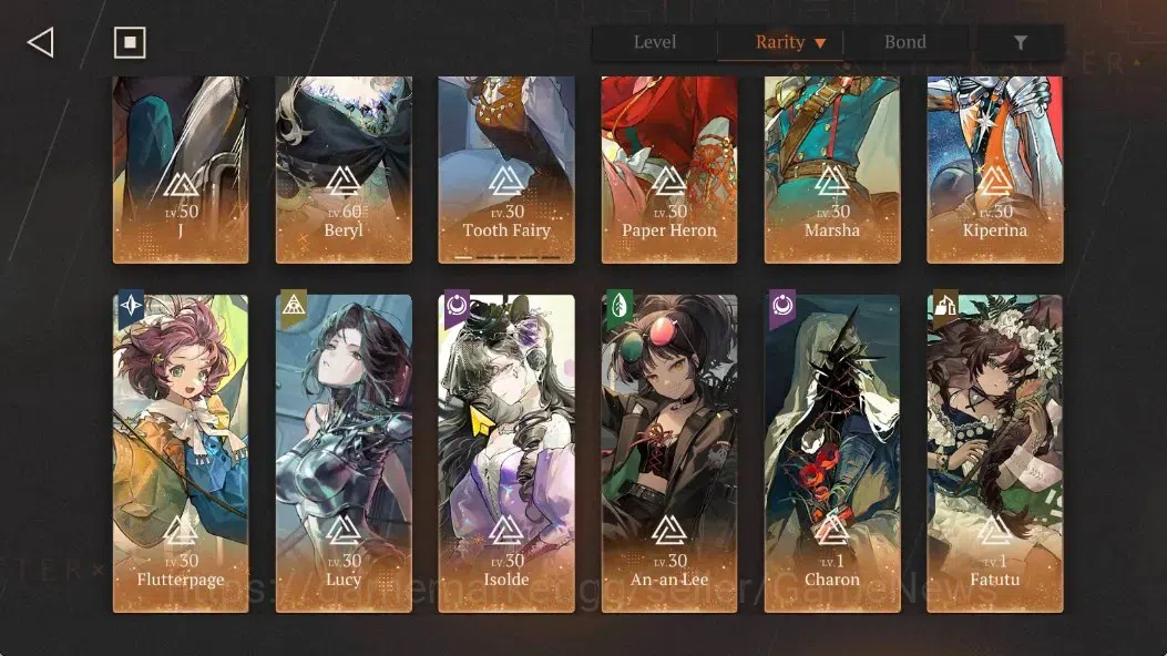 Reverse: 1999 Accounts GLOBAL|Lv53|5Limit(Beryl+Psy,PaperHeron+Psy,Lucy)+ image 3