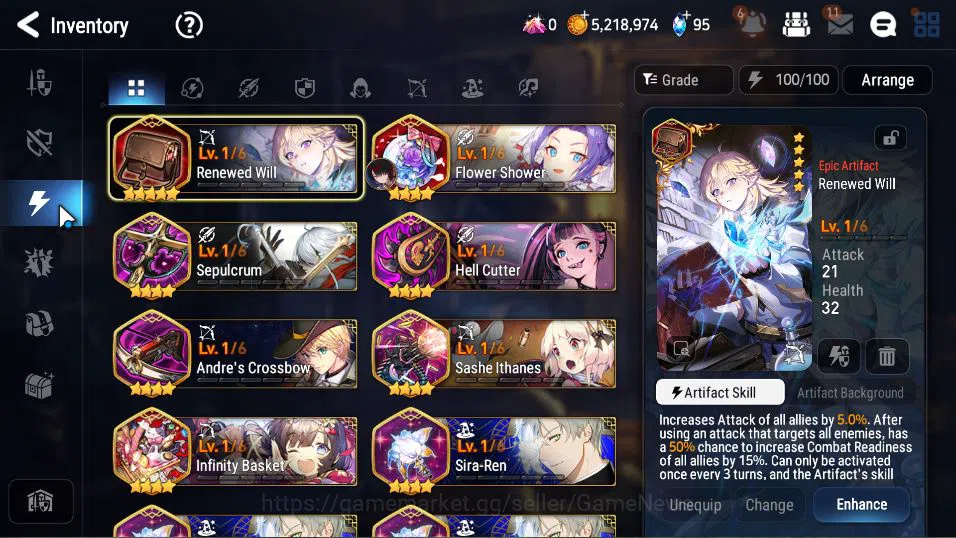 Epic Seven Accounts GLOBAL Unverif|New Era|2 ML (Salome,Bystander Hway image 11